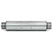 MBRP universal quiet tone muffler with 4-inch inlet/outlet, 24-inch aluminum body, 6-inch diameter, 30-inch overall length.