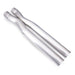 Stainless Works 3-inch X-Pipe connecting pipes with 4.125-inch center-to-center, featuring 3-inch inlet IDs, for automotive exhaust.