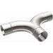 MagnaFlow stainless steel 2.50-inch smooth transition T connecting pipe with 90/90-degree bends for exhaust systems.