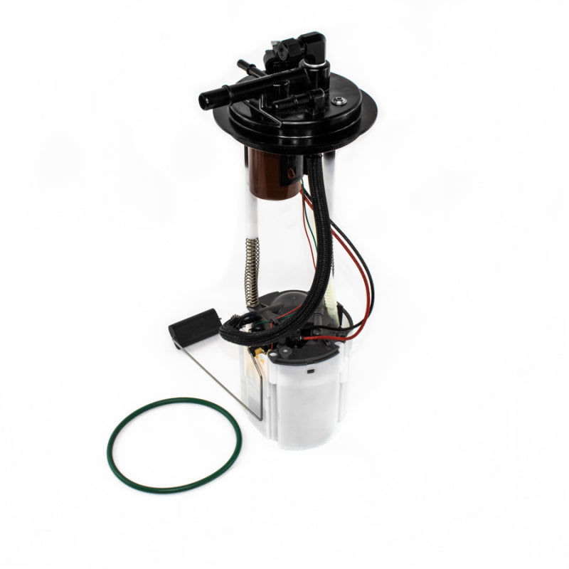 DeatschWerks 14-18 GM truck DW400 fuel pump module with pump and wiring for vehicle fuel system.