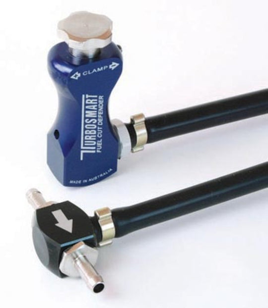 Turbosmart FCD-1 pneumatic boost controller accessory with hoses and fittings for turbocharged engines.