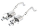 Borla catback exhaust system for 2015 Chevy Corvette C7 ZO6 6.2L with quad RD RL tips and center rear exit design.