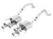 Borla catback exhaust system for 2015 Chevy Corvette C7 ZO6 6.2L with quad RD RL tips and center rear exit design.