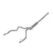 MBRP 19-Up Chevy Silverado 1500 6.2L catback dual rear exit exhaust system in aluminized steel showing pipes and muffler