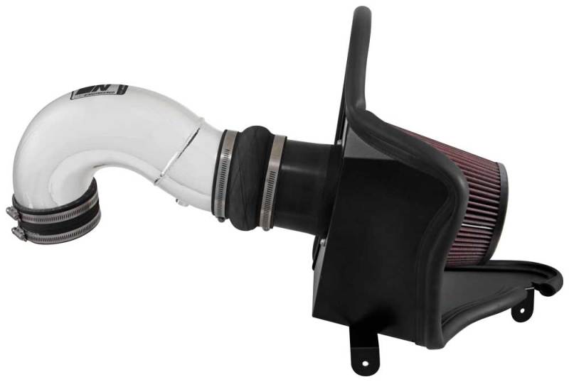 K&N Engineering 2016 Chevy Camaro SS 6.2L V8 F/I Typhoon Cold Air Intake System installed in engine bay.