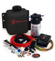 Snow Performance Stage 2 Boost Cooler water injection kit with SS braid line and 4AN fittings for engine cooling and performance.