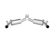Borla axle back exhaust rear section for 2010-2011 Chevy Camaro SS coupe and convertible with 6.2L V8 engine