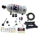 Nitrous Express 4150 4-BBL gasoline nitrous kit with 10lb bottle for 50-300HP, shown with hoses and fittings.