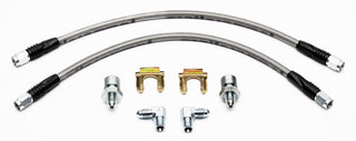 Wilwood Flexline Kit for 1964-1972 GM vehicles with DLS Forged Dynalite or SL6 front calipers, brake line kit for classic cars