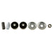 Bilstein 5125 series lifted truck shock absorber showing a durable metal shock with mounting components for off-road vehicles.