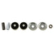 Bilstein 5125 series lifted truck shock absorber showing a durable metal shock with mounting components for off-road vehicles.