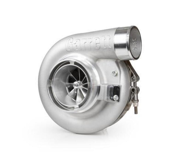 Garrett G38-1000 62mm G-Series II Supercore assembly with turbine wheel and compressor housing in a close-up view