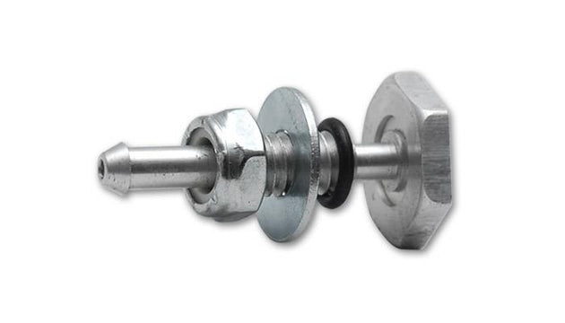 Vibrant soft mount vacuum line fitting assembly for silicone connectors, featuring vibrant color and precise fitting details