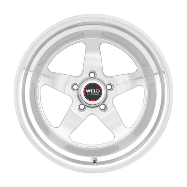 Weld S105 20x8 cast wheel in gloss silver with 5x127 bolt pattern, ET00 offset, Machining DIA 78.1, designed for vehicles.