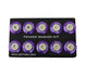 NRG purple fender washer kit with rivets, set of 10, for plastic fenders, automotive hardware accessories