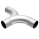 MagnaFlow 2.50-inch stainless steel smooth transition T connecting pipe with 90/90 degree bends for exhaust systems