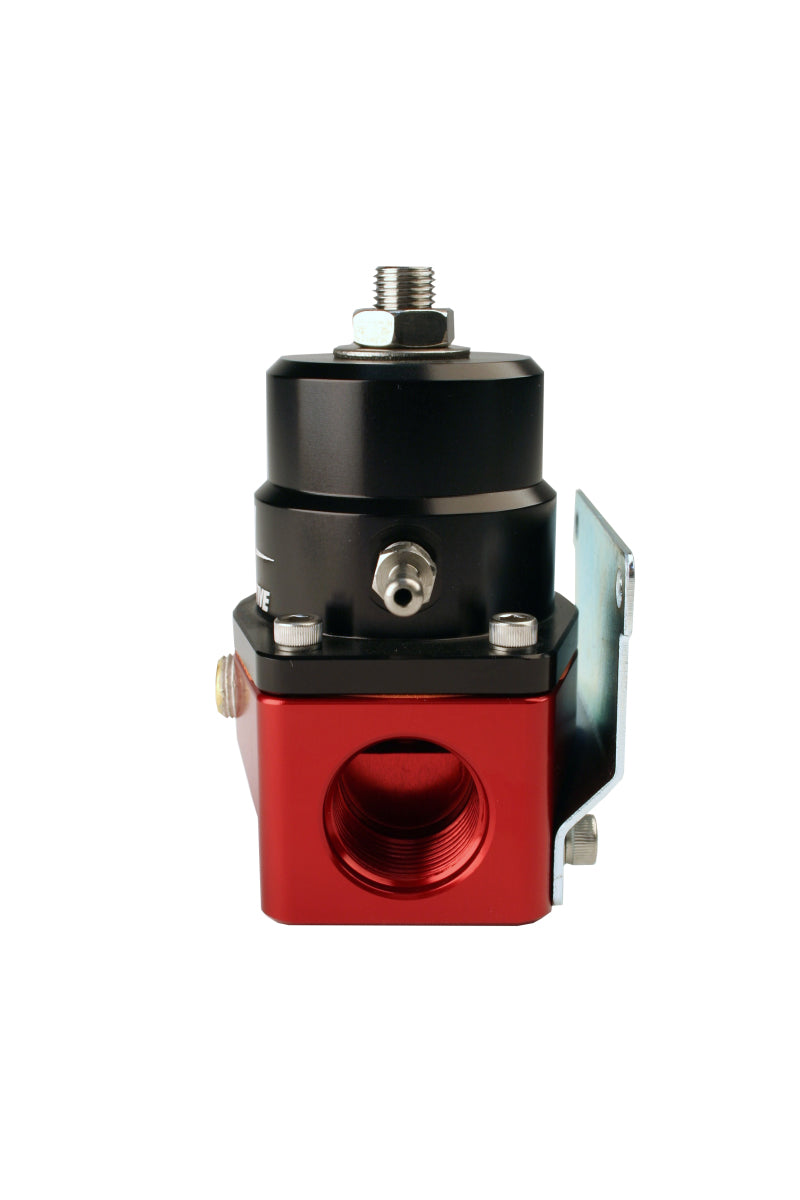 Aeromotive A1000 Fuel Pressure Regulator with dual -10 inlet and -6 return fittings, adjustable EFI bypass regulator for performance vehicles.