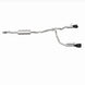 Magnaflow V8 6.2L Street Series Cat-Back Exhaust System for 2021 GMC Yukon, showing polished stainless steel pipes and muffler.