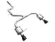 AWE Tuning 22-25 Volkswagen Jetta GLI Touring Edition catback exhaust with diamond black tips, shown installed on the vehicle.