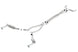Borla 14-15 Chevy Camaro SS 6.2L V8 catback exhaust with single split rear exit ATAK muffler, showcasing polished stainless steel piping.