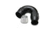 Vibrant -10AN 150 Degree hose end fitting for PTFE lined hose, showing the metal fitting with angled design and threading.