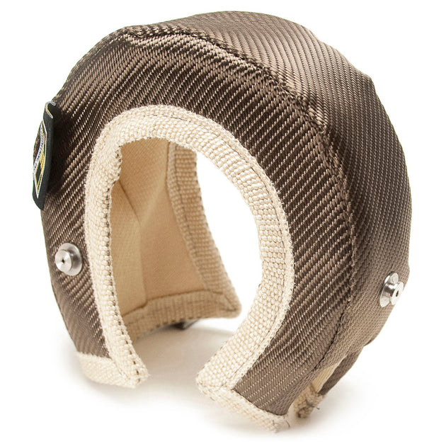 DEI Turbo Shield T4 titanium turbo blanket shield, heat-resistant material for turbocharger protection and performance.