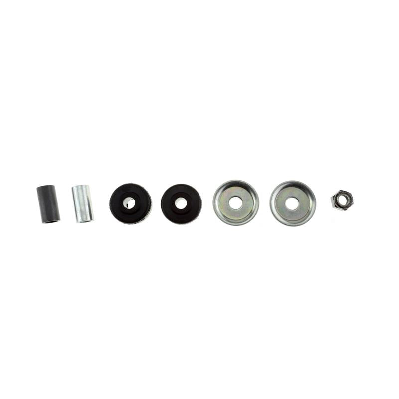 Bilstein 5125 Series lifted truck shock absorber, 295mm, showing the durable metal body and mounting components for off-road vehicles.