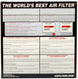 K&N Engineering custom oval air filter with 11.5-inch length, 8.125-inch width, and 2-inch height for drop-in air filtration.