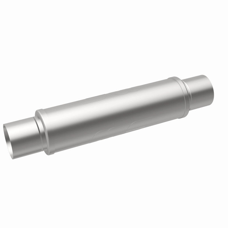 MagnaFlow Mag SS 3-inch muffler with 14x4x4 inch dimensions, stainless steel construction, designed for vehicle exhaust systems.
