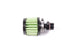 Radium Engineering 10AN ORB fitting connected to an air filter for automotive or racing applications.