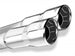 Borla catback exhaust system for 2015 Chevy Corvette C7 Z06 6.2L with quad RD RL tips, center rear exit, NPP ATAK design
