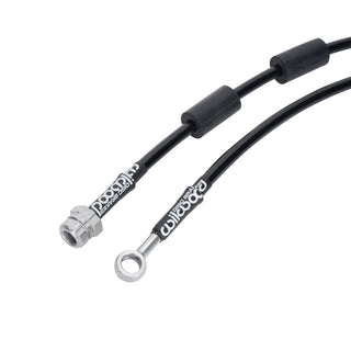 Wilwood front brake line kit for Audi A3 2006-2013, flexible brake line assembly with fittings for improved braking performance