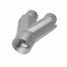 MagnaFlow Y Pipe, smooth transition, 2.5/3 inch x 10 inch aluminum Y pipe for exhaust systems, shown with polished finish.