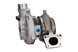 BorgWarner 20-23 GM 6.6L Duramax L5P turbocharger with 84mm B2BV SX-R turbocharger, showing detailed metal components