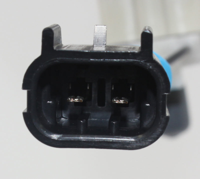 Walbro universal 450lph in-tank fuel pump for E85 ethanol fuel, shown with metal mounting and electrical connections.