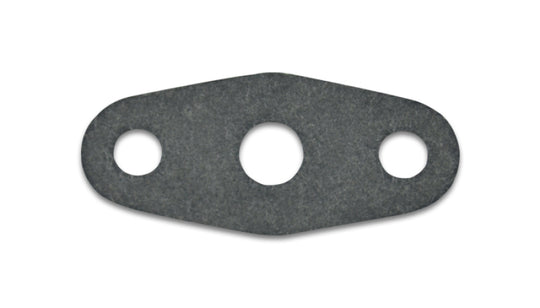 Vibrant oil drain flange gasket for engine, matching part 2899, shown in close-up with metallic finish and gasket details.