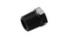 Vibrant 3/8-inch NPT hex head pipe plug fitting in metal with hexagonal head for sealing threaded pipes.