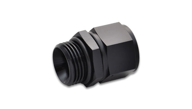 Vibrant 10AN female to 8AN male straight cut fitting with O-ring for automotive or hydraulic connections.