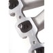 Edelbrock Victor Jr Ford EFI intake manifold for 4.6L engines, showing the polished aluminum design and mounting ports.