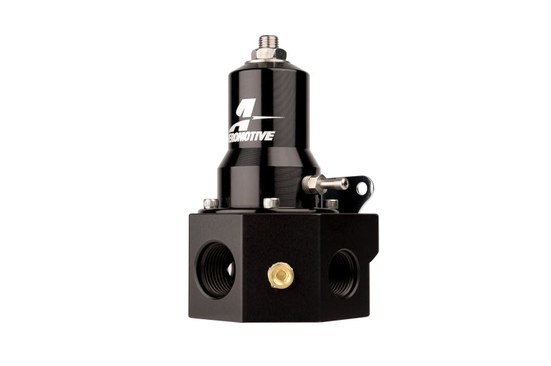Aeromotive Pro-Series EFI boost reference fuel pressure regulator with adjustable controls and durable metal construction.