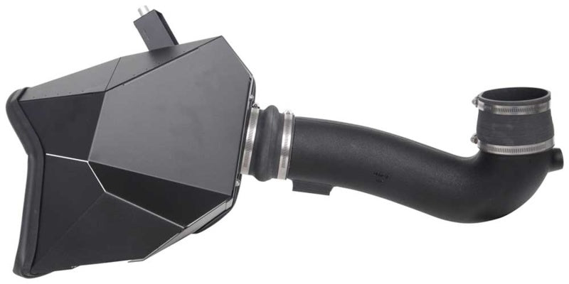 K&N Engineering cold air intake system for 2019+ Chevrolet 1500 V8 trucks, with air filter and intake tube visible.
