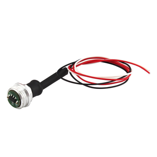 Turbosmart wastegate accessories with replacement Hall Effect sensor for precise boost control, shown in close-up view.