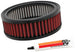 K&N Engineering round industrial air filter with 5.5-inch ID, 7-inch OD, 2.25-inch height, drop-in replacement for machinery