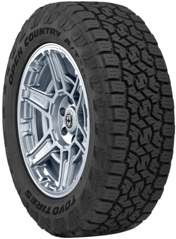 Toyo Open Country A/T III 37x12.50R17 all-terrain tire for trucks and SUVs, showing tread pattern and sidewall details.