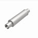 MagnaFlow SS muffler with 14x4x4 inch body and 2.5x2.5 inch inlet and outlet pipes, stainless steel construction, automotive exhaust component