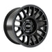 BBS TS-M 17x9 inch satin black cast wheel with 6x139.7 bolt pattern and 106.1mm center bore, showcasing its sleek finish.