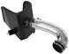 K&N Engineering cold air intake kit installed in a 2019 Chevy Silverado or GMC Sierra V8 engine, showing the air filter and intake tube.
