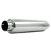 MBRP universal quiet tone muffler with 4-inch inlet and outlet, 24-inch body, 6-inch diameter, 30-inch overall length, T304 stainless steel.