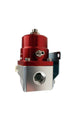 Aeromotive A1000-6 fuel pressure regulator with dual -6 inlet and single -6 return, adjustable EFI regulator for fuel systems.