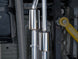 AWE Tuning 4th Gen GM 1500 6.2L catback exhaust with quad chrome tips and split rear exit with bumper cutouts.
